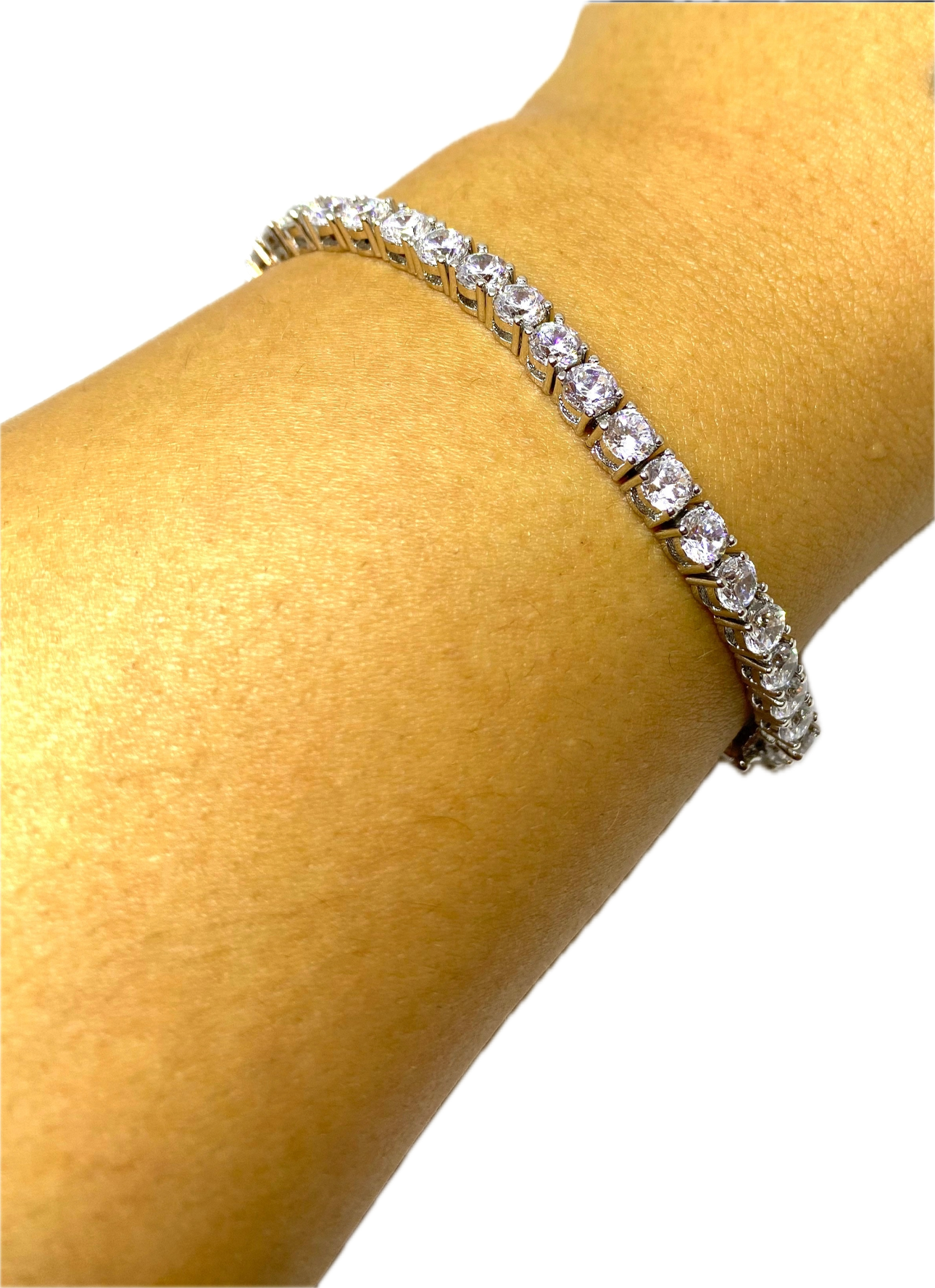 Sliver Tennis Bracelet